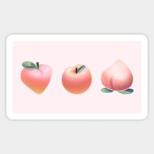 Peach Set Magnet